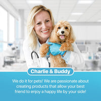 Charlie & Buddy Dog Paw Cleaner for Dogs of Small, Medium, Large Sizes, No-Rinse Foaming Cleanser, Paw Scrubber for Dogs Free of Parabens, Sulfates, Fragrances, Moisturize and Deodorize